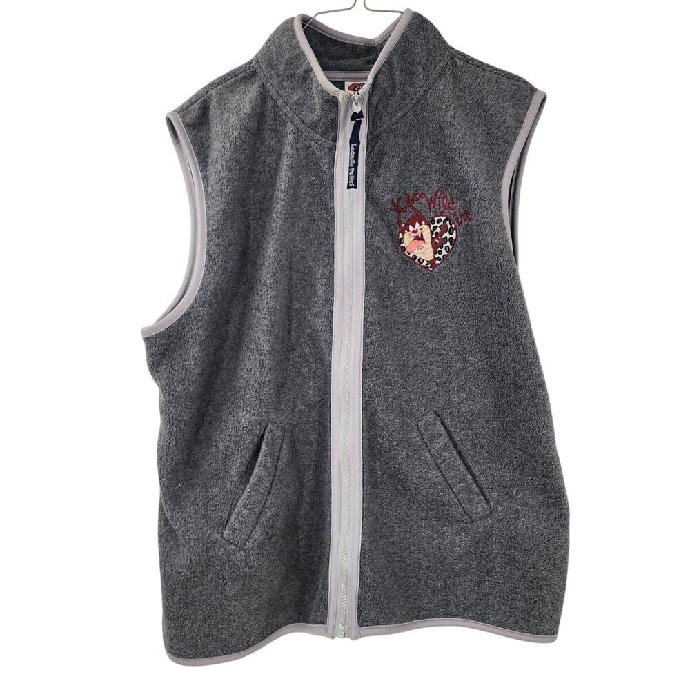 LOONEY TUNES Full Zip Sleeveless Vest Womens Size 18 / 20 W
